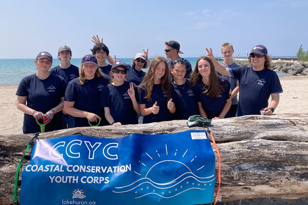 Almost 200 youth have donated almost 6,000 hours to protecting Lake Huron through the CCYC.